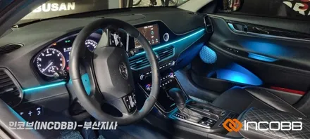 부산 / IG그랜저 / 엠비언트 라이트 튜닝 / 인코브 부산지사 / 부산진구