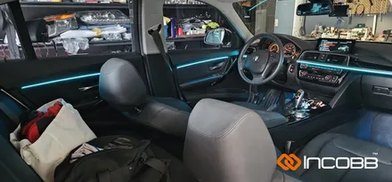 BMW 320D F30 엠비언트 라이트 시공 / 부산 경남 울산 양산 김해 창원 / 부산진구