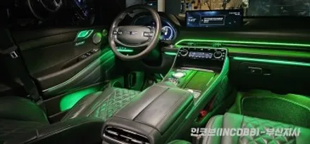 제네시스 GV80 엠비언트 라이트 부산 인코브 부산지사 시공 / 부산진구