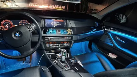 부산 BMW 5시리즈 520D, 528i 엠비언트 라이트 / 광량 최강 Up, 송풍구 엠비언트 시공 !! / 부산진구