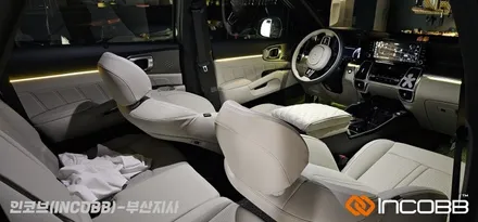 기아 쏘렌토 MQ4 깔끔한 매립 순정형 엠비언트 라이트 인코브 부산지사 / 부산진구