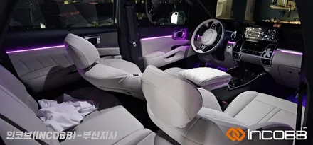 기아 쏘렌토 MQ4 깔끔한 매립 순정형 엠비언트 라이트 인코브 부산지사 / 부산진구