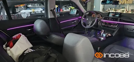 BMW 320D F30 엠비언트 라이트 시공 / 부산 경남 울산 양산 김해 창원 / 부산진구