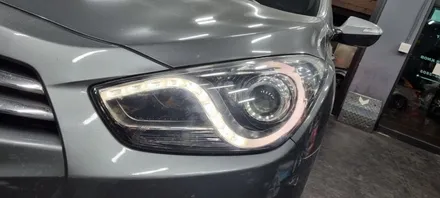 부산 i40 DRL 데이라이트 수리 & LED 번호판등 교체 / 부산진구