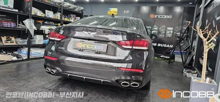 부산 / 제네시스 DH G80 3.3T / RGB LED 풋등 / 인코브 부산지사 / 부산진구