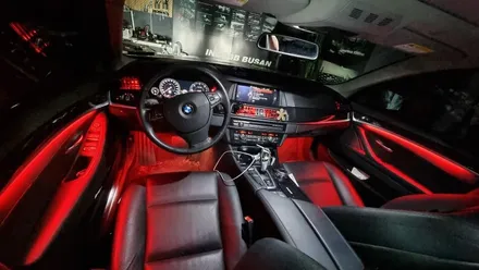 부산 BMW 5시리즈 520D, 528i 엠비언트 라이트 / 광량 최강 Up, 송풍구 엠비언트 시공 !! / 부산진구