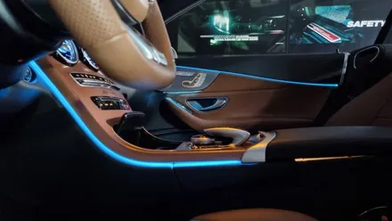 벤츠 C43 AMG Cabriolet 엠비언트 라이트 시공 후기 / 인코브 부산지사 초읍점 / 부산진구