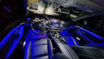 부산 BMW 5시리즈 520D, 528i 엠비언트 라이트 / 광량 최강 Up, 송풍구 엠비언트 시공 !! / 부산진구
