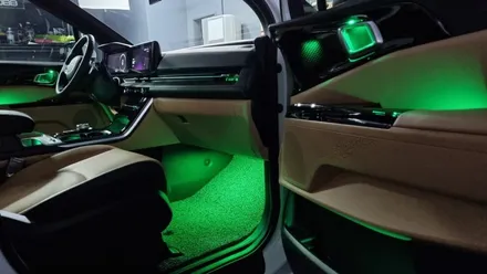 부산 카니발 KA4 비노출 순정형 엠비언트 라이트는 인코브 부산지사에서 / LED RGB 무드등, 풋등 / 부산진구
