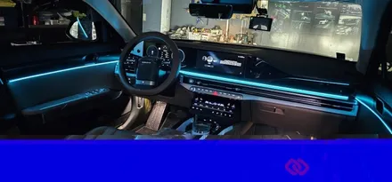 부산 GN7 디 올 뉴 그랜저 / 순정형 엠비언트 라이트 인코브 부산지사 시공 / 부산진구