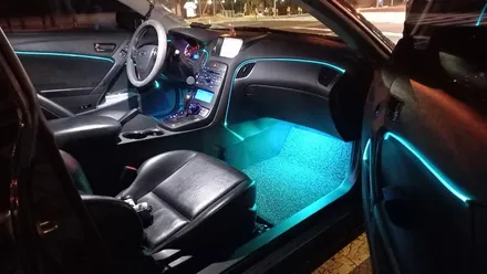 제네시스 쿠페(Genesis Coupe)_BK 엠비언트 라이트(Ambient Light) 작업 / 부산진구