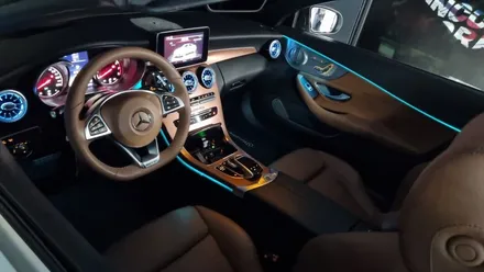 벤츠 C43 AMG Cabriolet 엠비언트 라이트 시공 후기 / 인코브 부산지사 초읍점 / 부산진구