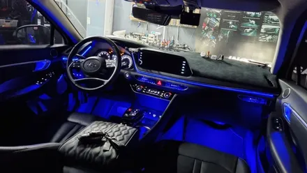 부산 엠비언트 맛집!! 쏘나타 DN8 엠비언트 라이트 시공은 부산 인코브~ / 부산진구