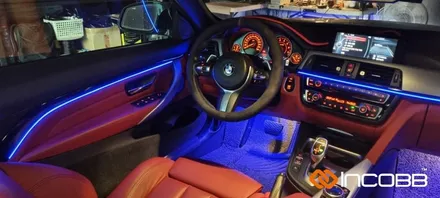 부산 / BMW 428i 컨버터블 F32 / 인코브 엠비언트 라이트 버전5, 풋등, 스피커 튜닝 / 부산진구
