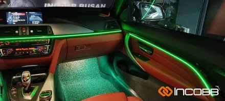 부산 / BMW 428i 컨버터블 F32 / 인코브 엠비언트 라이트 버전5, 풋등, 스피커 튜닝 / 부산진구