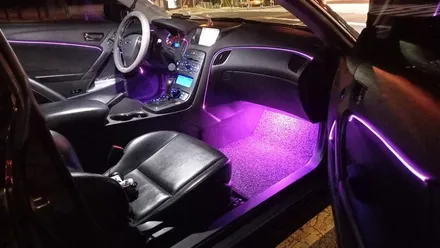 제네시스 쿠페(Genesis Coupe)_BK 엠비언트 라이트(Ambient Light) 작업 / 부산진구
