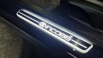 부산 제네시스 쿠페 인코브 무빙 LED 도어스커프, 필립스 LED 안개등, 실내등, 번호판등 교체 / 부산진구