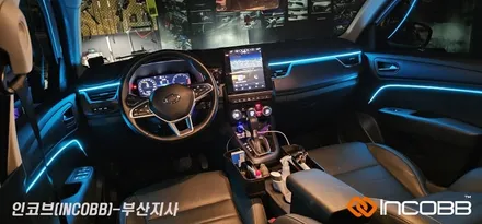 부산 르노 XM3 엠비언트 라이트 튜닝으로 아름다움 한스푼 추가 / 부산진구