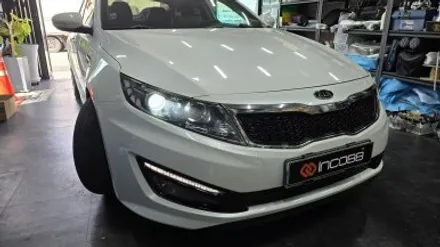 부산 / K5 HID 전조등 / 광도미달 반사판 교체 LED 벌브 교체 / 인코브 부산지사 / 부산진구