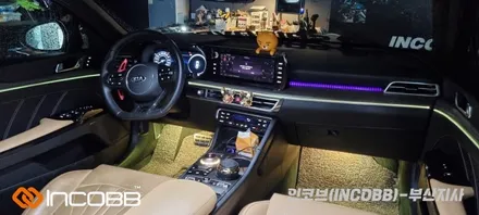 부산 / K5 DL3 / 인코브 엠비언트 라이트 버전1 + 버전2 + 스타일링 기어다이얼 시공 / 부산진구