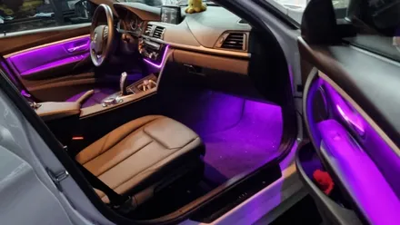 부산 BMW 3시리즈 320D F30 엠비언트 라이트 시공 / 인코브 커스텀 엠비언트 버전3 / 부산진구
