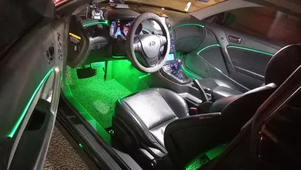 제네시스 쿠페(Genesis Coupe)_BK 엠비언트 라이트(Ambient Light) 작업 / 부산진구