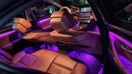 부산 BMW 525D(F10 5시리즈) 인코브 렌즈 엠비언트 라이트 버전2 시공 / 인코브(INCOBB) 부산지사 / 부산진구
