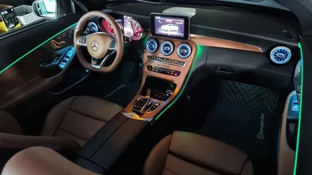 벤츠 C43 AMG Cabriolet 엠비언트 라이트 시공 후기 / 인코브 부산지사 초읍점 / 부산진구