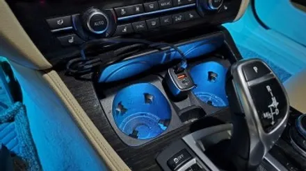 부산 BMW 5시리즈 F10 엠비언트 풋등 설치, LED 실내등 교체 인코브 부산지사 / 부산진구