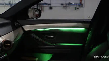 [자동차실내튜닝] BMW M5 도어엠비언트 인스톨 / 경남 양산
