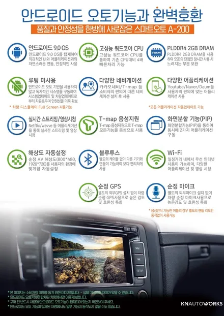 [자동차순정튜닝]신제품 출시예정 안드로이드 오토 셋탑 / 경남 양산
