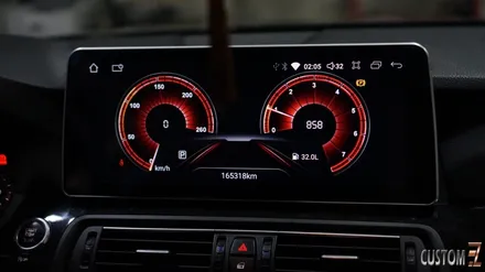 BMW 528i F바디 안드로이드올인원 및 코더스엠비언트 시공 / 경남 양산