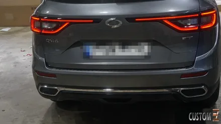 자동차신형개조 QM6튜닝 더뉴QM6범퍼 및 리어 디퓨저 튜닝 / 경남 양산