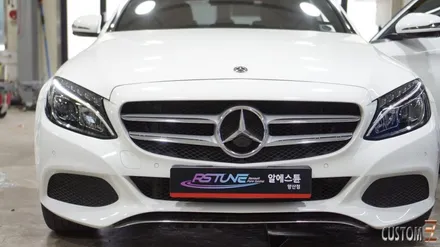 벤츠 W205 C클래스 블랙박스 및 보조배터리 설치 생활코딩 시공 / 경남 양산