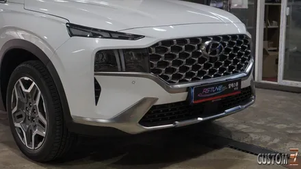 싼타페TM 온유어뷰HUD 순정네비연동방식 HUD 장착 / 경남 양산