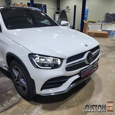 벤츠 2022 glc 송풍구엠비언트 및 조수석패널엠비언트 시공 / 경남 양산
