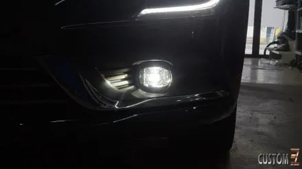 양산자동차튜닝 SM6 르노룩8종 및 LED안개등 리어디퓨져 시공 / 경남 양산