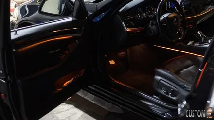 BMW 528i F바디 안드로이드올인원 및 코더스엠비언트 시공 / 경남 양산