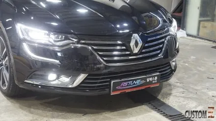 양산자동차튜닝 SM6 르노룩8종 및 LED안개등 리어디퓨져 시공 / 경남 양산
