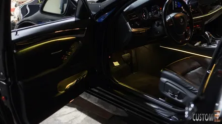 BMW 528i F바디 안드로이드올인원 및 코더스엠비언트 시공 / 경남 양산