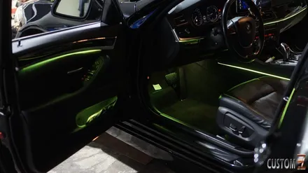 BMW 528i F바디 안드로이드올인원 및 코더스엠비언트 시공 / 경남 양산