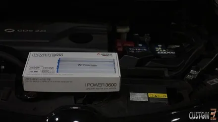 QM6 데쉬보드엠비언트 및 외기1차필터,아이파워3600 시공 / 경남 양산