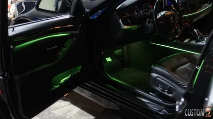 BMW 528i F바디 안드로이드올인원 및 코더스엠비언트 시공 / 경남 양산