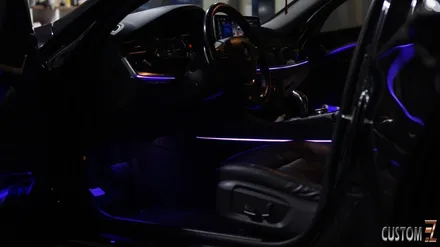 BMW 528i F바디 안드로이드올인원 및 코더스엠비언트 시공 / 경남 양산