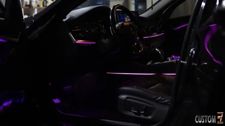 BMW 528i F바디 안드로이드올인원 및 코더스엠비언트 시공 / 경남 양산