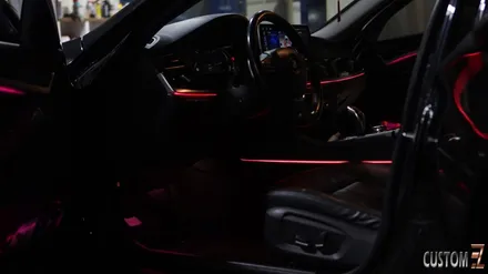 BMW 528i F바디 안드로이드올인원 및 코더스엠비언트 시공 / 경남 양산