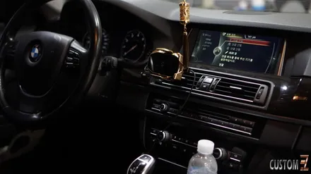 BMW 528i F바디 안드로이드올인원 및 코더스엠비언트 시공 / 경남 양산