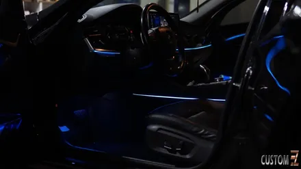 BMW 528i F바디 안드로이드올인원 및 코더스엠비언트 시공 / 경남 양산