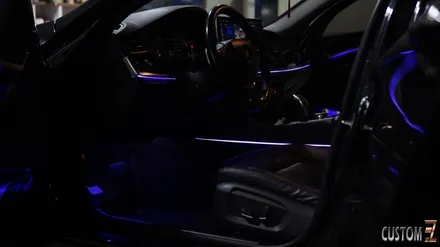 BMW 528i F바디 안드로이드올인원 및 코더스엠비언트 시공 / 경남 양산
