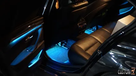 BMW 528i F바디 안드로이드올인원 및 코더스엠비언트 시공 / 경남 양산